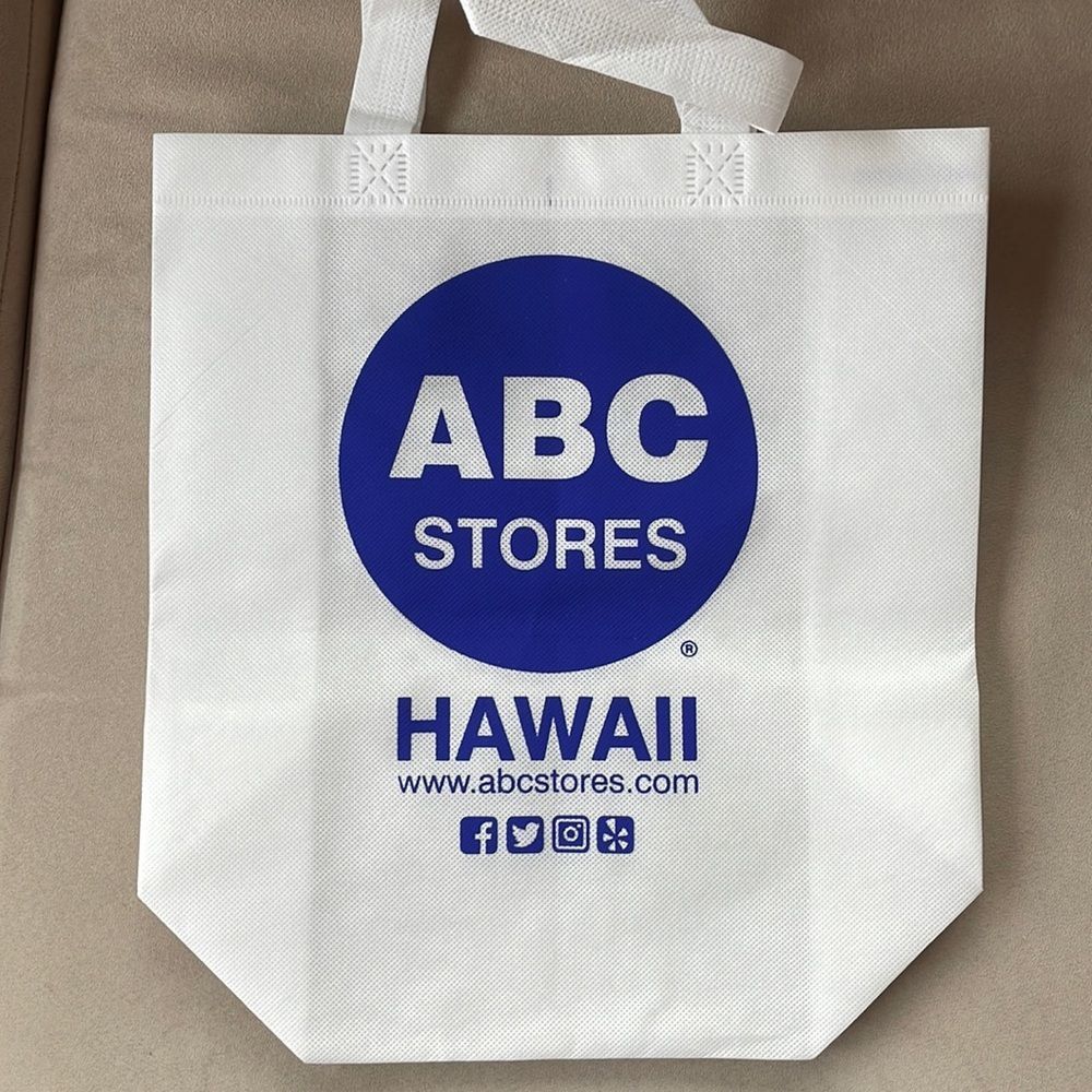 HAWAII ABC STORE - 2 reusable bags!